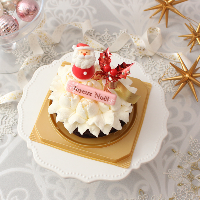 クリスマスガトーショコラ 4号ケーキ クリスマス2025（バラの