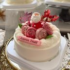 クリスマスジュエルローズ  イチゴのケーキ5号 クリスマス2025 5