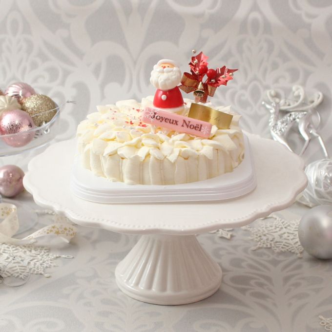 ホワイトローズ レアチーズケーキ 5号ケーキ クリスマス2025 1