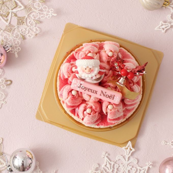 クリスマスベイクドチーズケーキ 5号ケーキ グルテンフリー クリスマス2025 3