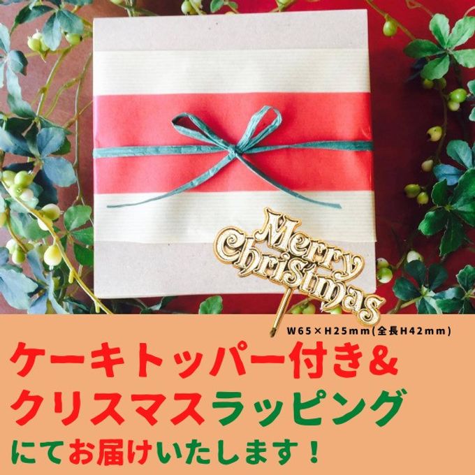 X'masリースの生チョコレートケーキ 4号《卵・乳・小麦・白砂糖不使用》《ヴィーガンスイーツ・ヴィーガンケーキ》 クリスマス2023 6