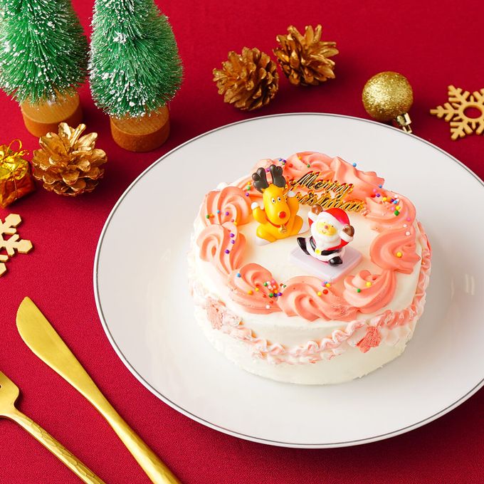 【デザインケーキが人気のお店 3tier cake】クリスマスデザインケーキ   1
