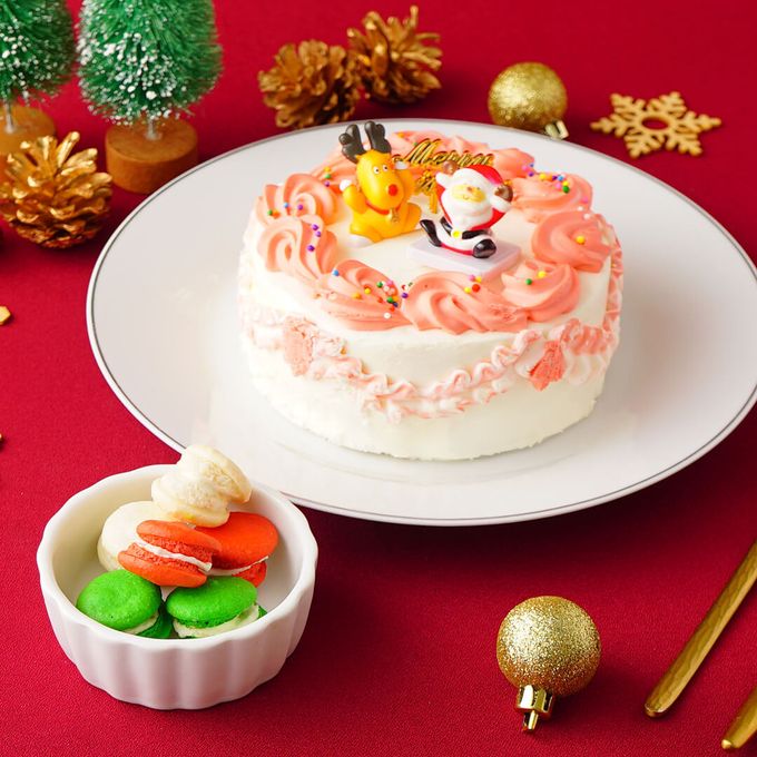 【デザインケーキが人気のお店 3tier cake】クリスマスデザインケーキ   2