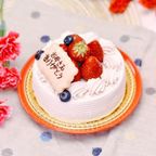 【母の日ギフト】ストロベリー生チーズクリームの母の日ケーキ  2