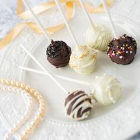 大人カワイイチョコレートケーキ！ モノトーン ポップケーキ 5本セット 