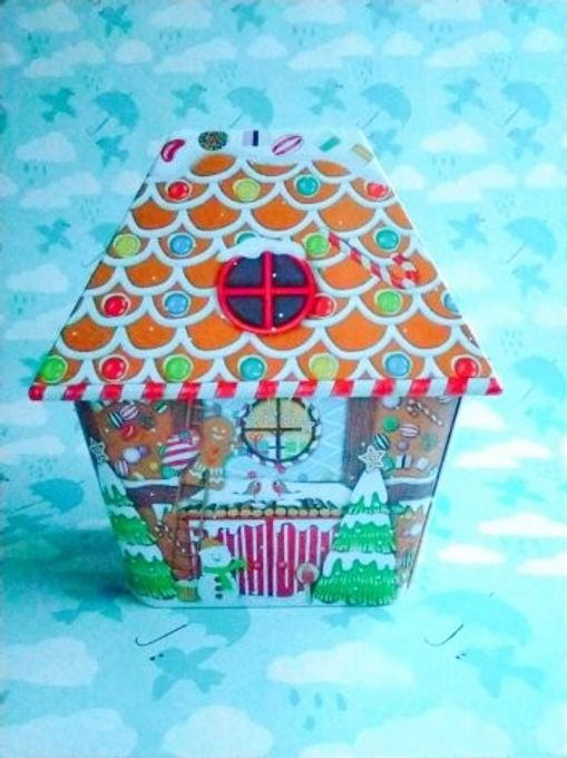 おすすめポップケーキ8本＋シルバークレイン缶（お菓子の家ボックス）入り クリスマス2021 1