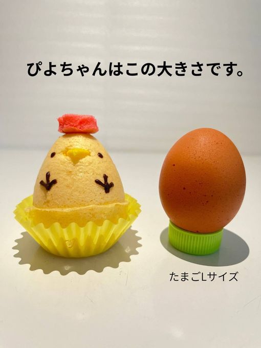 かわいい ぴよちゃんシフォン（プレーン） 5個入 3