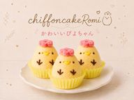 かわいい ぴよちゃんシフォン（プレーン3,チョコ1,バナナ1） 5個入 2
