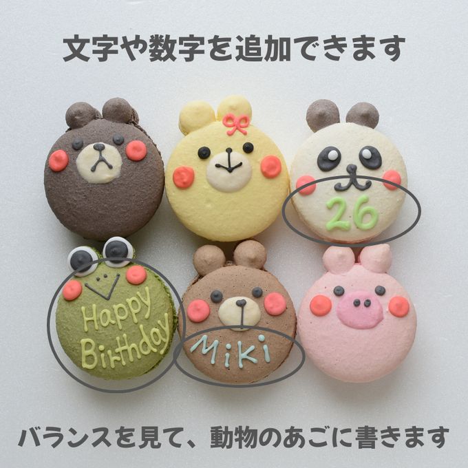 動物マカロン 9個セット 6