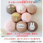 ありがとうマカロンギフト 手描きメッセージ/イラスト入り 10個入り 5