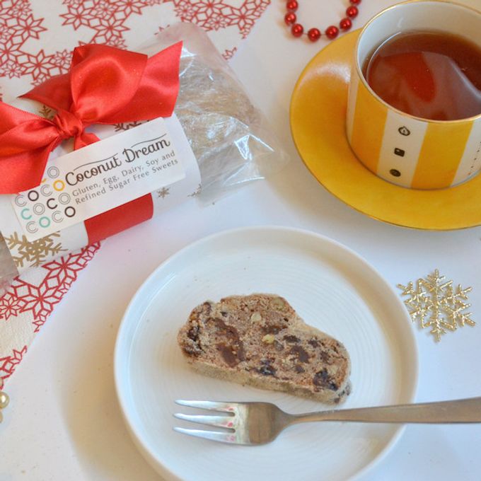 クリスマスシュトーレン《グルテンフリー・ヴィーガン》《小麦・卵・乳・大豆・白砂糖不使用》《ヴィーガンスイーツ》 2
