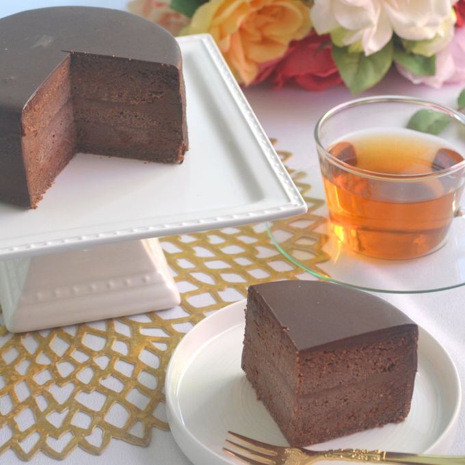 チョコレートヘブンケーキ《グルテンフリー》《小麦・乳・大豆・白砂糖不使用》4号 12cm《グルテンフリースイーツ・グルテンフリーケーキ》冷凍 4