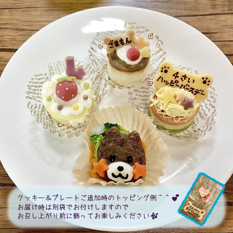 犬用ケーキ/愛犬モチーフ/クリスマスケーキ : わんわんケーキ