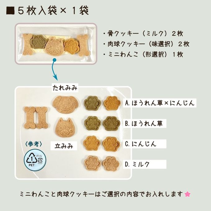 《犬用》わんこの米粉クッキー箱ギフト☆お祝いプレート 5