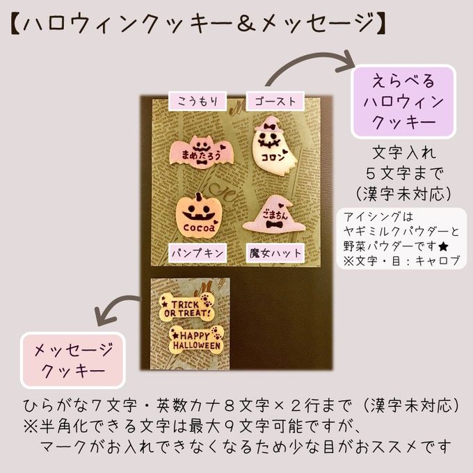 《犬用》わんこ米粉クッキー箱ギフト★ハロウィン 3