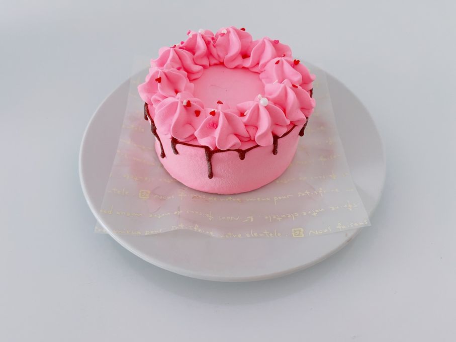 くまちゃんハートケーキ（色の変更可能） ランチボックス入り  4