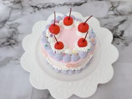 さくらんぼケーキ（色の変更可能） 4号