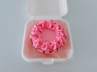 くまちゃんラヴハートケーキ（色の変更可能） ランチボックス入り 3