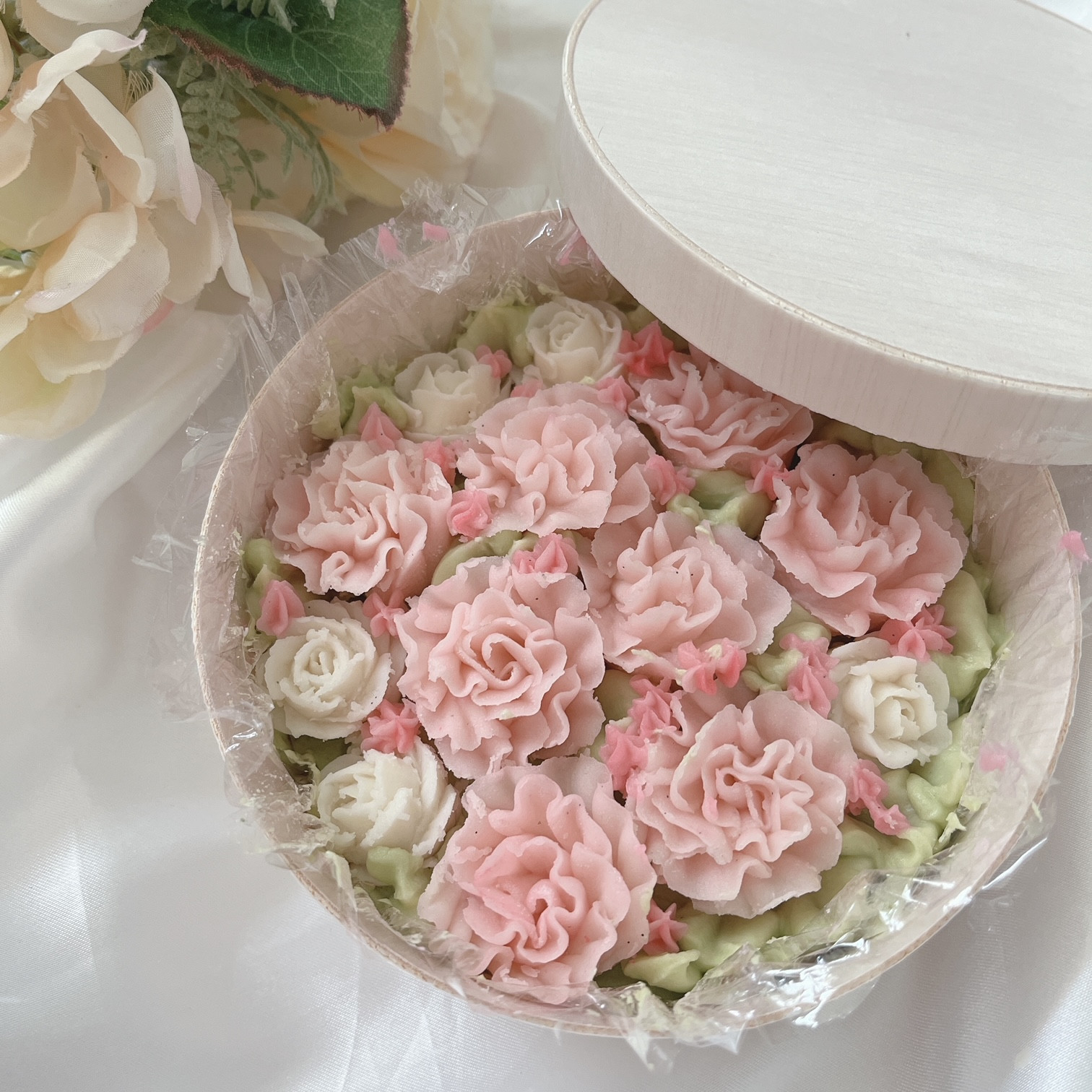 あんフラワー 花もち （La vie en Rose） | Cake.jp