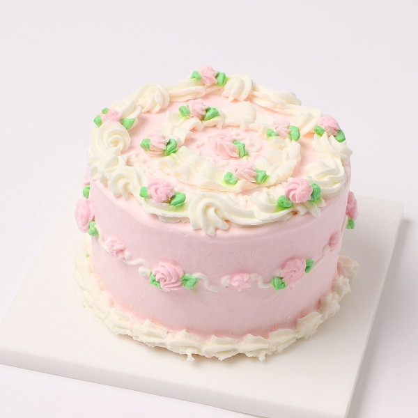 9色カラバリ】レトロ花柄センイルケーキ 3号（La vie en Rose） | Cake.jp