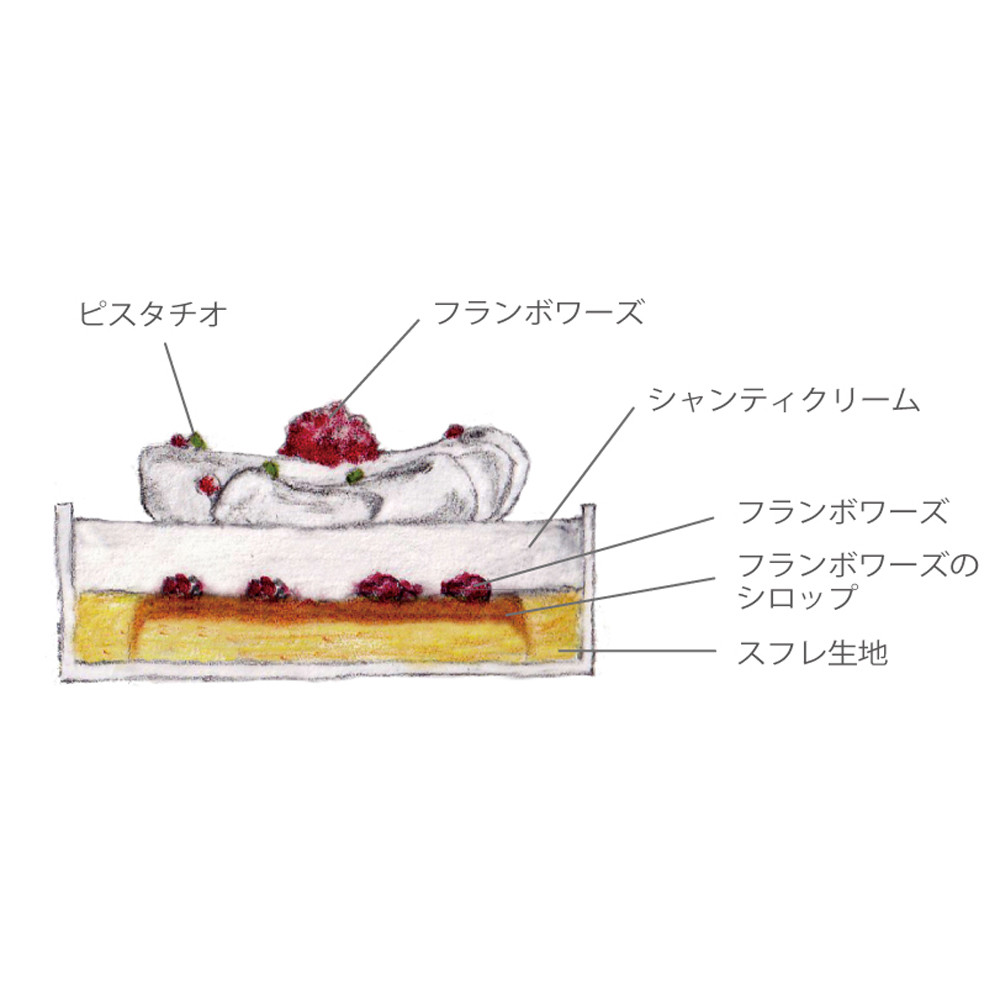 【AND CAKE】ホワイトデー限定！ショートケーキ&ティラミス フレーズ 4P 5