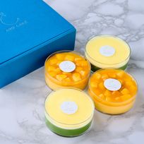 【AND CAKE】ゆず抹茶プリン&マンゴープリン 4P お中元2025