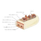 【AND CAKE】モンブラン 18.5cm / 4～5名用  3
