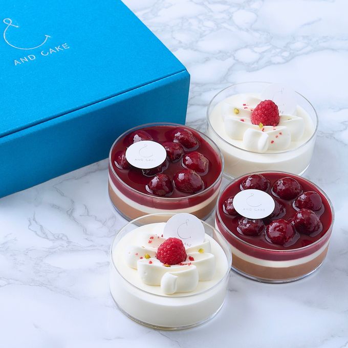 【AND CAKE】ショートケーキ&ヴェリーヌ フォレ ノワール 4P バレンタイン2026 1