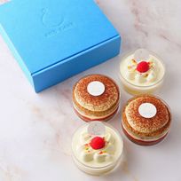 【AND CAKE】ホワイトデー限定！ショートケーキ&ティラミス フレーズ 4P