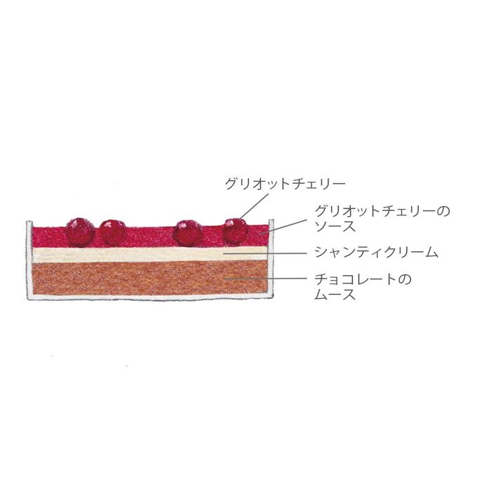 【AND CAKE】ショートケーキ&ヴェリーヌ フォレ ノワール 4P バレンタイン2026 5