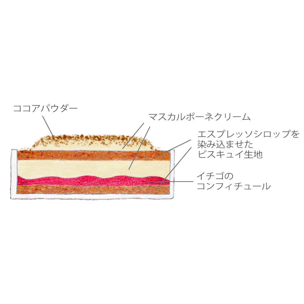 【AND CAKE】ホワイトデー限定！ショートケーキ&ティラミス フレーズ 4P 7