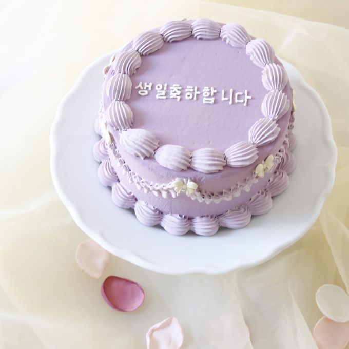 【生クリームもOK♪大人気推しカラーケーキ‼選べる10色❤】センイルケーキ  15cm 4