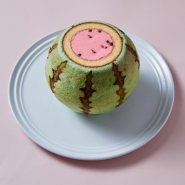 【お菓子のたいよう】～まるですいか！見た目にも楽しい～すいかバウム