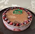 【店頭受取】ヴィーガンRAW クリスマスチョコ×ベリー3号《ヴィーガンケーキ》《ロースイーツ》《アレルギー対応》 2