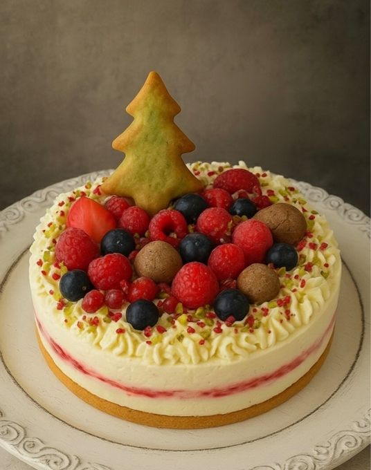 2025クリスマスケーキ ホワイト M 1