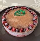 【店頭受取】ヴィーガンRAW クリスマスチョコ×ベリー3号《ヴィーガンケーキ》《ロースイーツ》《アレルギー対応》 1