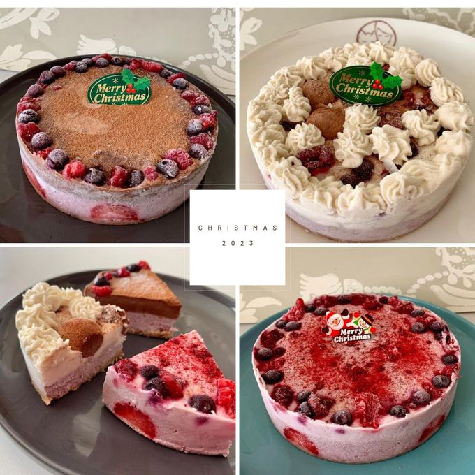 【店頭受取】ヴィーガンRAW クリスマスチョコ×ベリー3号《ヴィーガンケーキ》《ロースイーツ》《アレルギー対応》 4