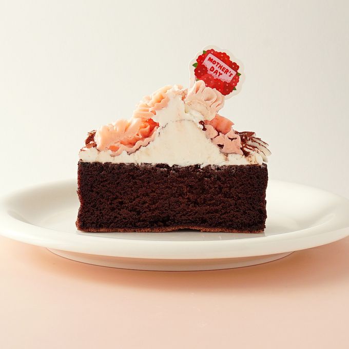 【想いを込めて、花束のケーキを】ローズフラワーガトーショコラ4号《Cake.jp限定》母の日2024 6