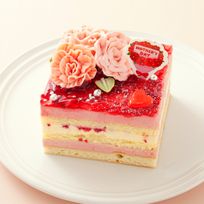 【想いを込めて、花束のケーキを】ツインベリーのカーネーションケーキ ﾊﾞﾚﾝﾀｲﾝ2025