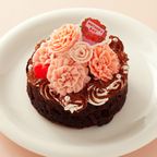 【想いを込めて、花束のケーキを】ローズフラワーガトーショコラ4号《Cake.jp限定》 5