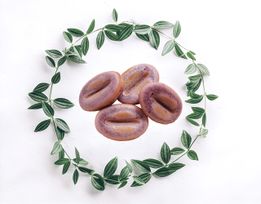 【10個入】卵・乳不使用！ポテトクリームひとくちドーナッツ 魅惑の紫いも味