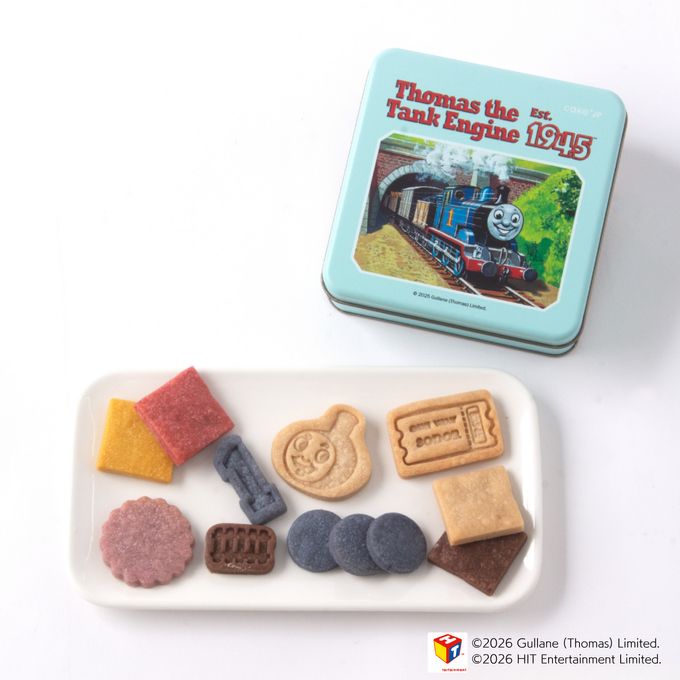 【カード付】『きかんしゃトーマス』クッキー缶 8