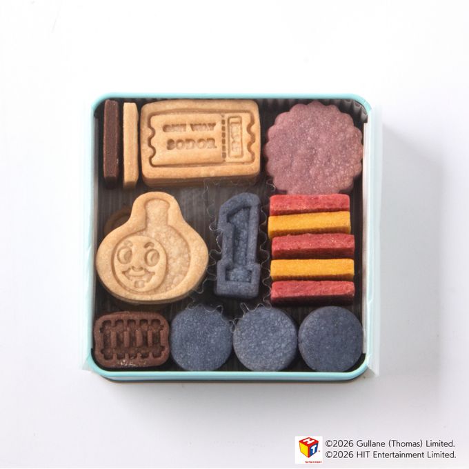 【カード付】『きかんしゃトーマス』クッキー缶 6