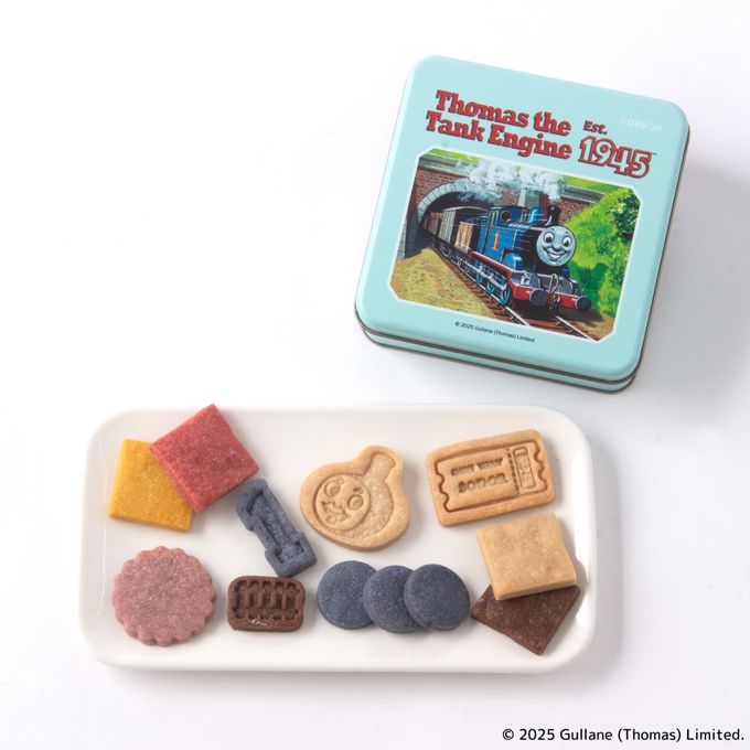 【カード付】『きかんしゃトーマス』クッキー缶 8
