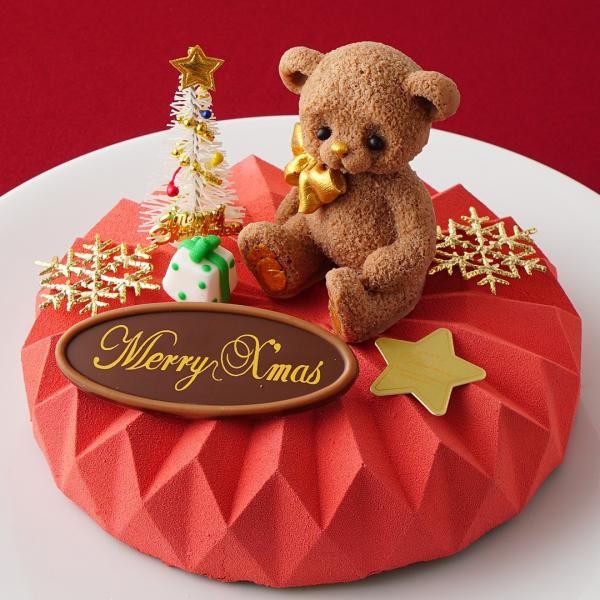 キラキラくまさんケーキ～チョコレートムースケーキ～ 5号 クリスマス