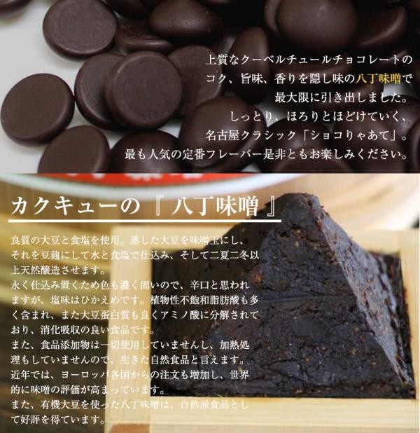 濃厚なショコラと八丁味噌のマリアージュ ショコりゃあて3号 （フレ