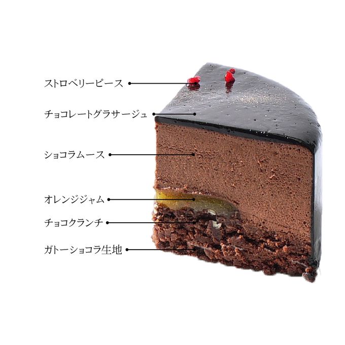 【Cake.jp限定】ザッハトルテ 3号  4