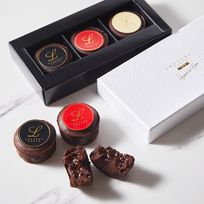 【LOUANGE TOKYO】～世界1位のチョコレートと 3種のフレーバーのマリアージュを味わう～ パレット フォンダンショコラ 3個入り バレンタイン2025