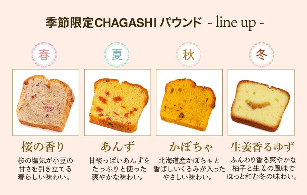 パウンドケーキ CHAGASHIパウンド オリジナル缶入り 6個セット ギフト 7
