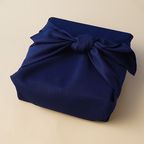 備長炭火入れ静岡茶とパウンド5個セット （青色茶缶・紺風呂敷）  6